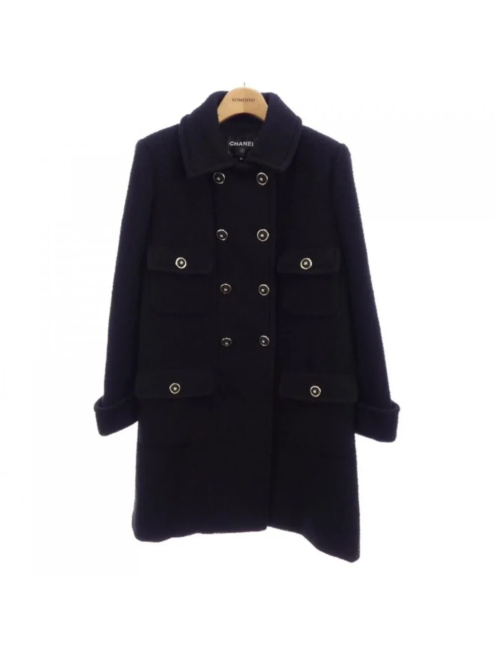 Chanel Coat Black